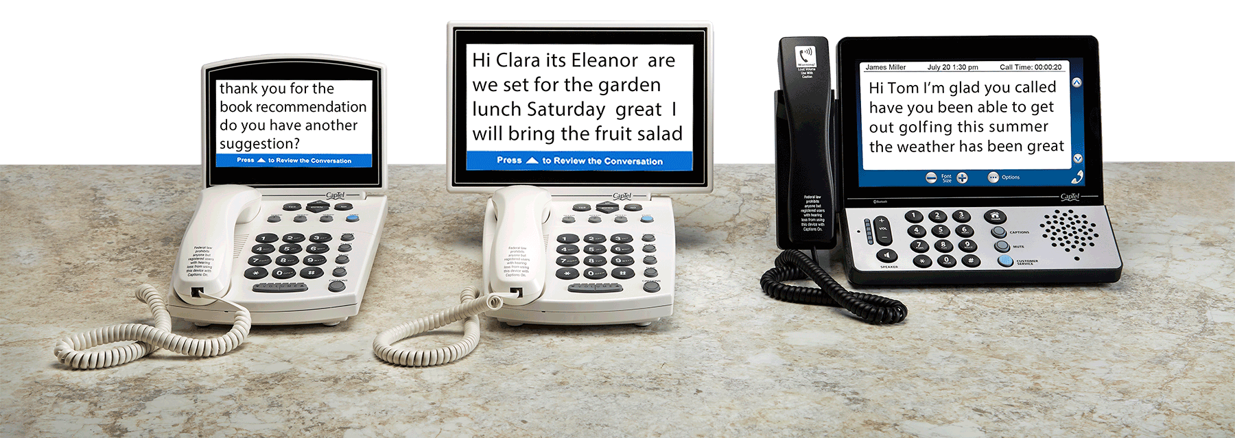 CapTel Captioned Telephones
