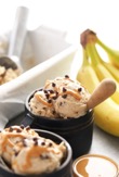 One of the healthy dessert recipes in this post is ”nice” cream