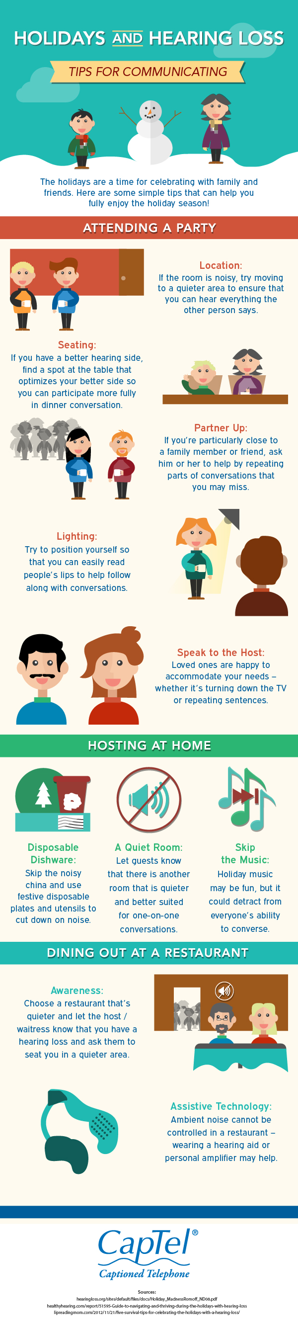 5 Tips for communicating during the holidays with hearing loss