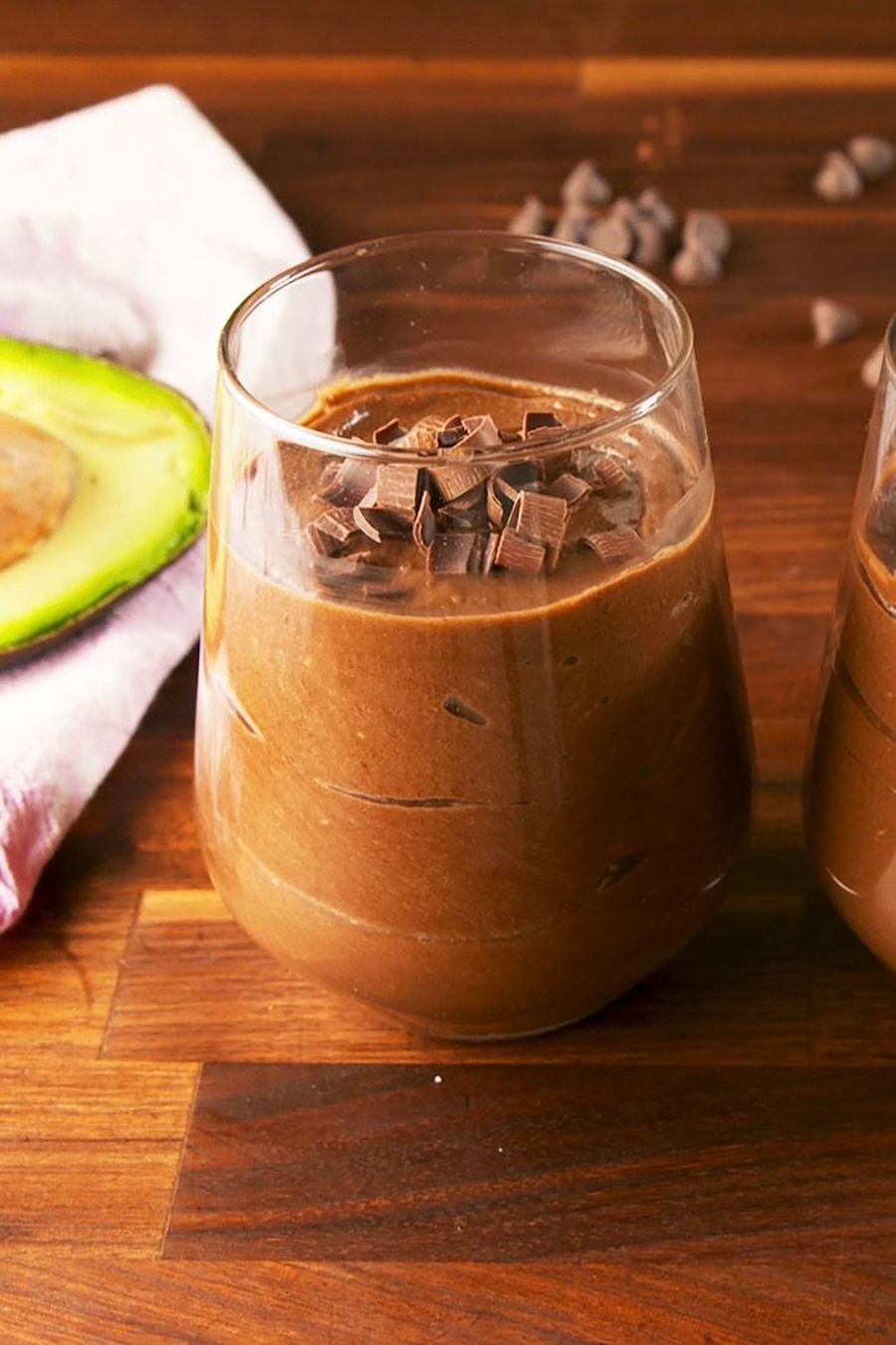 One of the healthy avocado recipes in this post is Chocolate Avocado Pudding