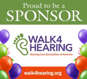 Hearing Loss Association of America Walk4Hearing is on June 12-13 