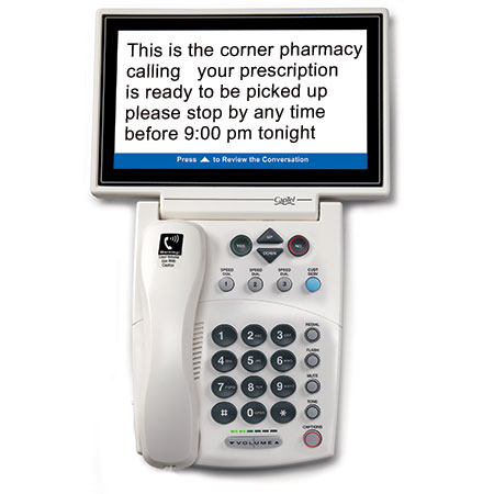 CapTel Captioned Telephone 880i - amplified phones for hard of hearing