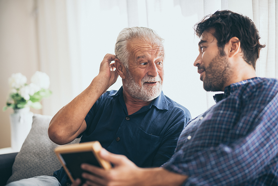 Get pointers on how to talk about hearing loss with your parents here.