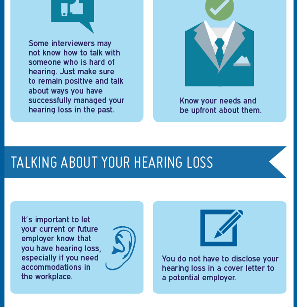 Employers can learn how to accommodate employees with hearing loss in the workplace