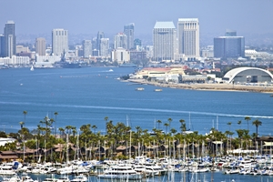 A diverse group of people participating in activities for individuals with hearing loss in San Diego.