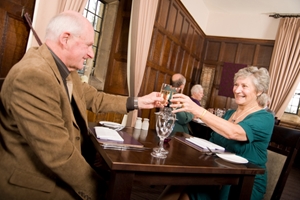 Image of a person using assistive technology to improve communication for individuals with hearing loss.