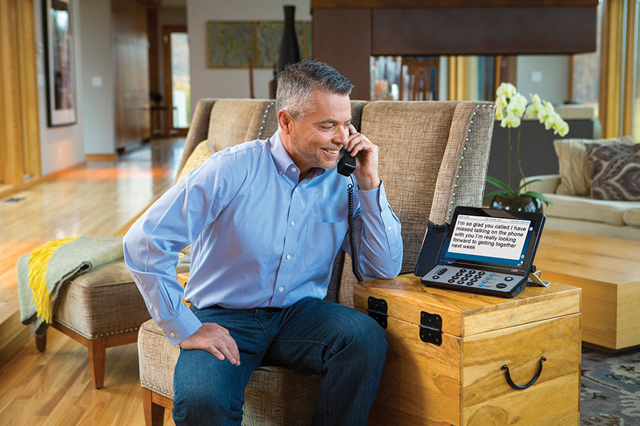 A selection of telephones that are hearing aid compatible