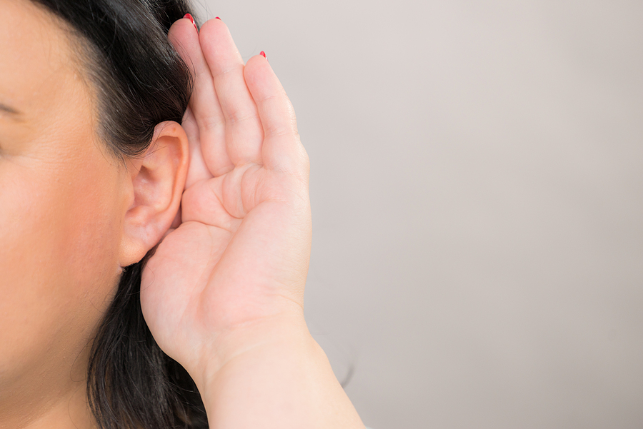 A diagram showing the genetic factors that can lead to hearing loss in individuals.