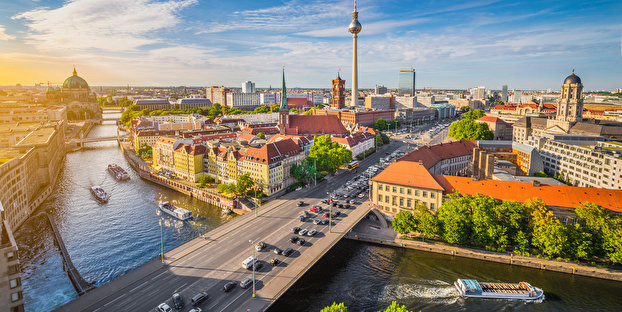 A scenic view of a hearing loss friendly travel destination in Germany